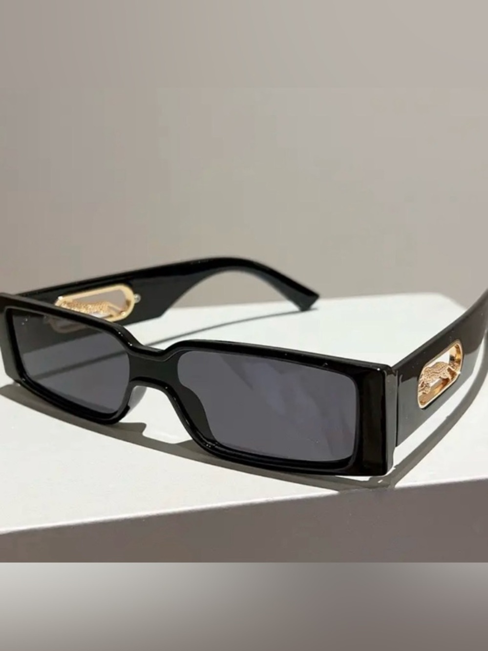 Rectangle Black Sunglasses